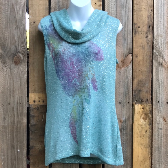 Signature Collection Tops - Signature Studio Cowl Neck Tank Sweater